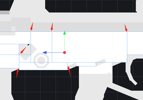 Non-intersecting, Perpendicular Cubes