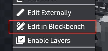 Blockbench Built-in Editor