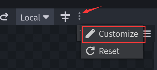 Customize Toolbar